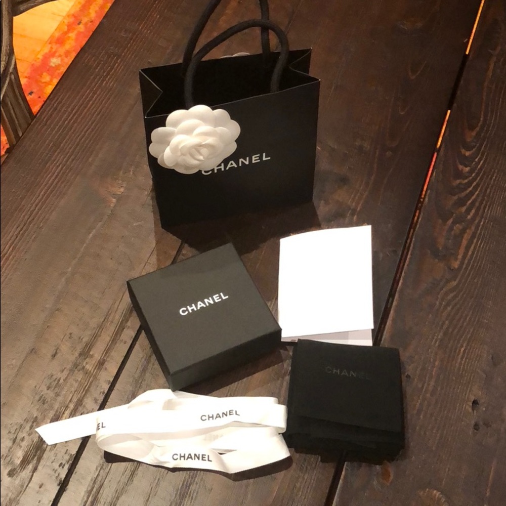 Chanel bag, box,  pouch, ribbon, receipt envelope